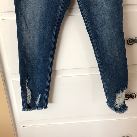 Gap Denim Destructive Skinny Jeans Sz R27 - Picture 4 of 7